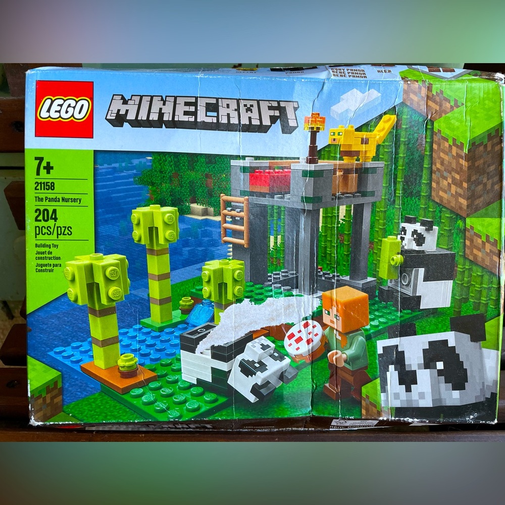 Lego Minecraft. The panda Nursery